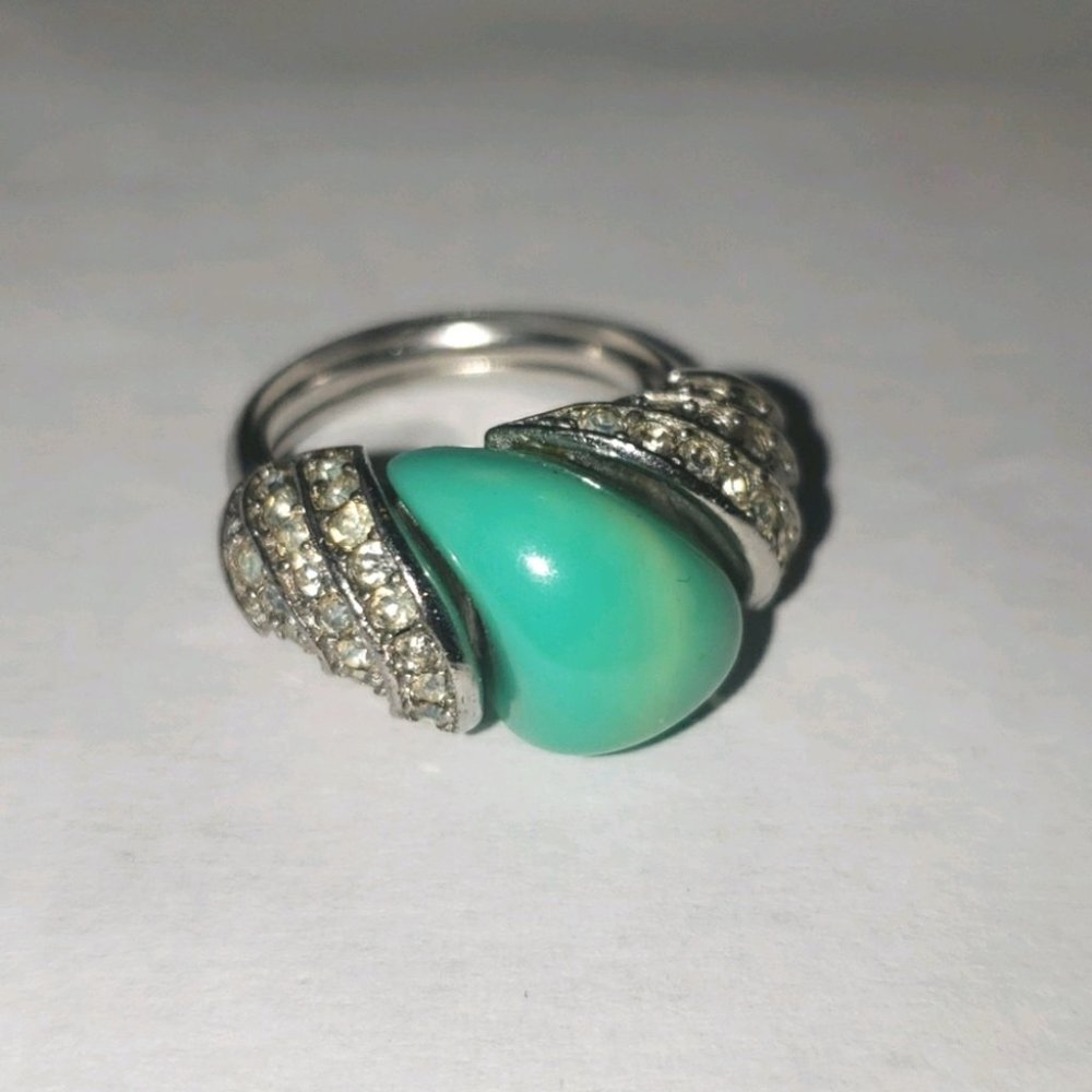 VTG CROWN TRIFARI Silver Ring